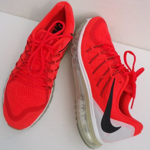 SIZE 10. NIKE AIR MAX Bright Crimson running sneakers shoes.